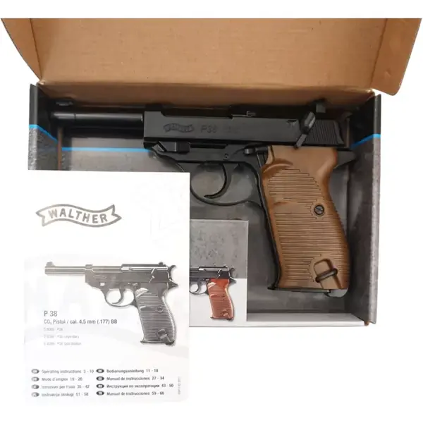 Пневматичний пістолет Umarex Walther P38 Blowback кал. 4,5 мм