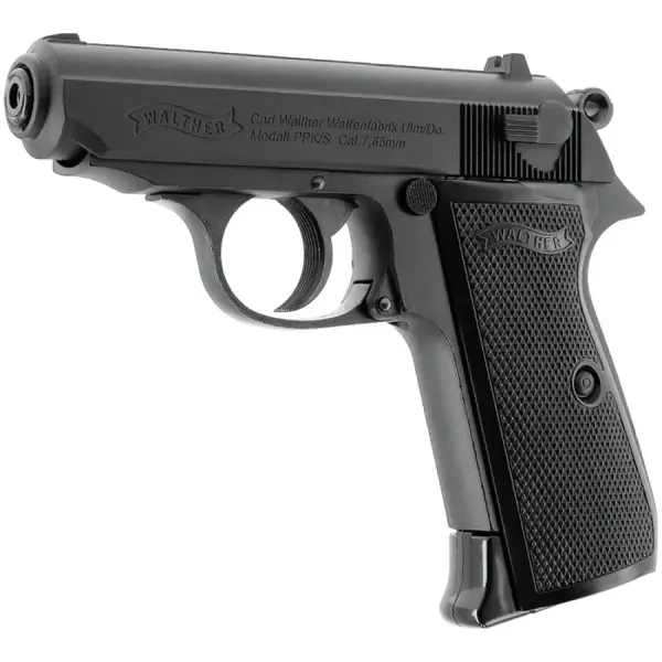 Пневматичний пістолет Umarex Walther PPK/S Blowback CO₂ 4,5 мм BB