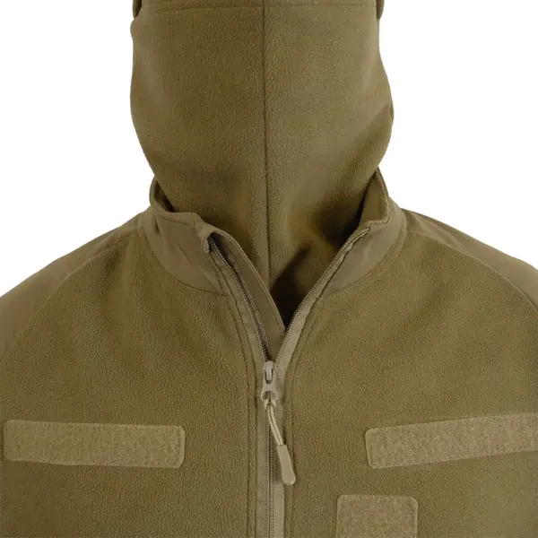 Тактична флісова кофта Militex Windproof Coyote mod. 1 M