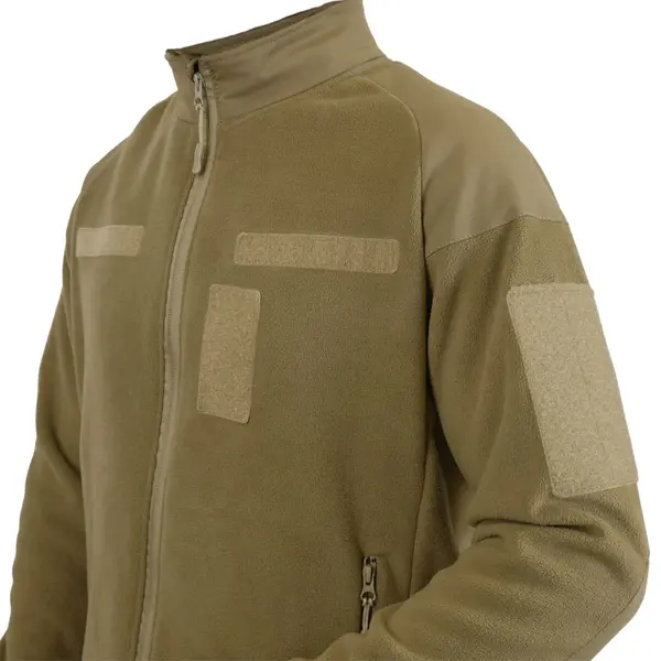 Тактична флісова кофта Militex Windproof Coyote mod. 1 M