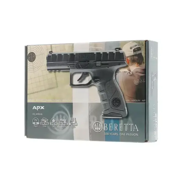 Пневматичний пістолет Umarex Beretta APX CO₂ 4,5 мм Blowback із затворною затримкою