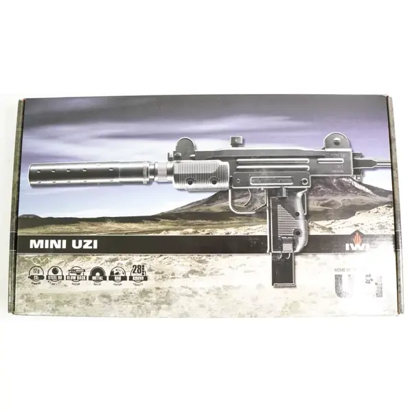 Пневматичний пістолет-кулемет Umarex IWI Mini UZI CO₂ 4,5 мм Blowback