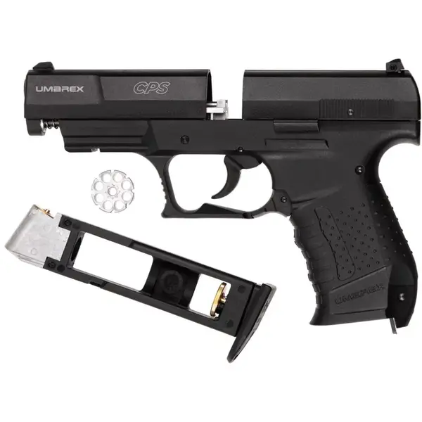 Пневматичний пістолет Umarex CPS CO₂ 4,5 мм з планкою Weaver