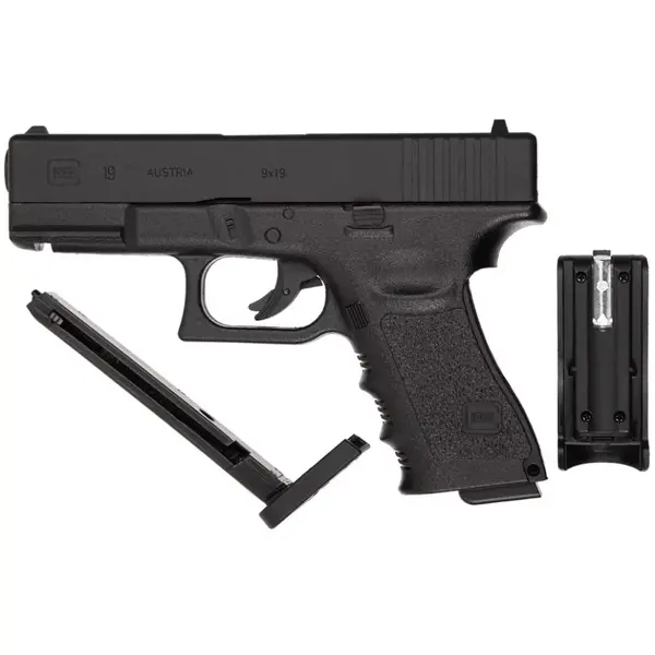 Пневматичний пістолет Umarex Glock 19 CO₂ 4,5 мм з металевим затвором