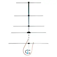 Антенна разборная Yagi 210-230 MHz 5 секций 10 dBi