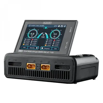Зарядний пристрій ToolkitRC M8D (DC 800W x2)