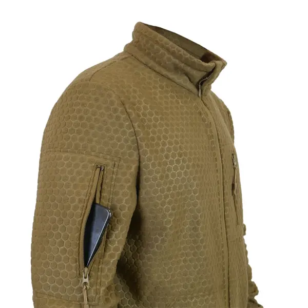 Militex Windblock Tactical Coyote fleece jacket mod. 4 S Militex Windblock Tactical Coyote fleece jacket mod. 4 S