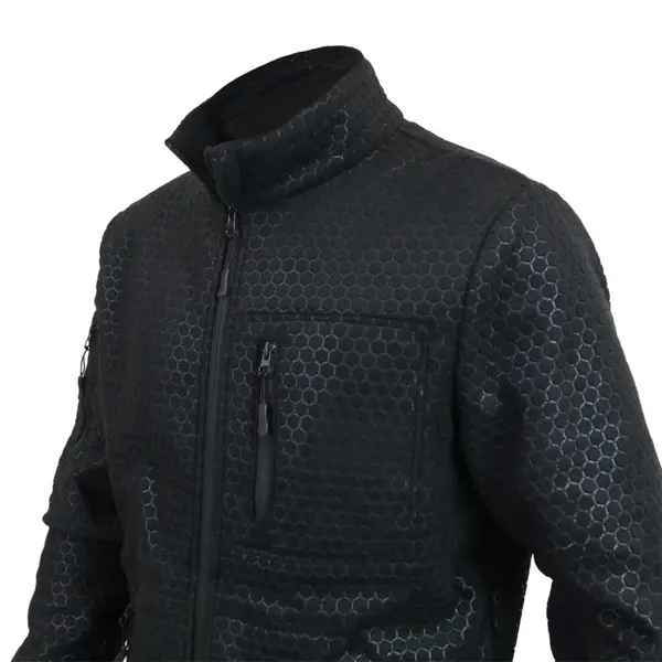 Флісова кофта Militex Windblock Tactical Black mod. 4 M