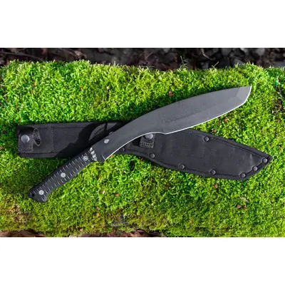 Мачете туристичне BB Knives Модерн Кукрі 66Mn4 Full Tang з чохлом
