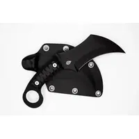 Тактичний керамбіт Відьма фіксований 1.4116, 210 мм, чохол MOLLE, чорний