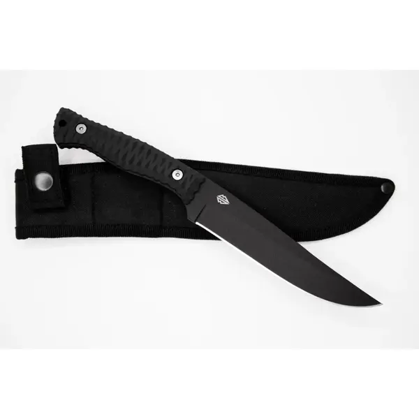 Ніж фіксований Ельфійська обіцянка 1.4116, 275 мм, чохол MOLLE, чорний
