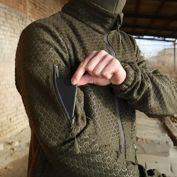 Флісова кофта Militex Windblock Tactical Khaki mod. 4 M