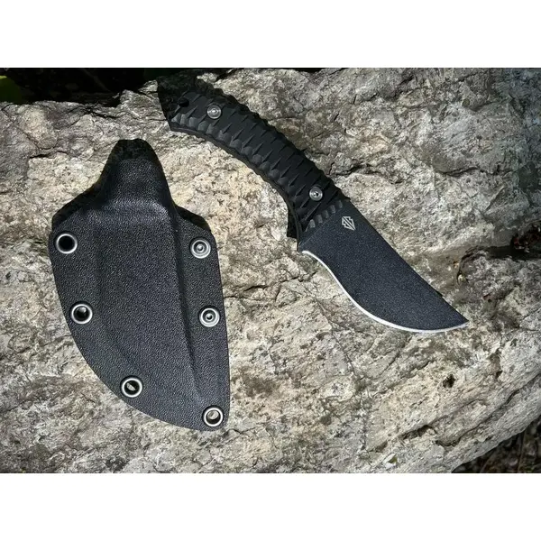 Ніж міський EDC ЖНЕЦЬ фіксований зі сталі 1.4116 з чохлом