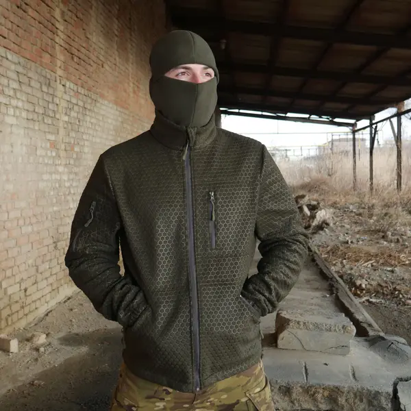 Флісова кофта Militex Windblock Tactical Khaki mod. 4 L