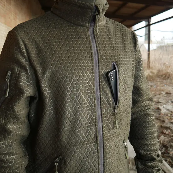 Флісова кофта Militex Windblock Tactical Khaki mod. 4 L