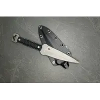 Нож тактический фиксированный АКИНАК стоунвош сталь 1.4116 рукоятка АБС-пластик