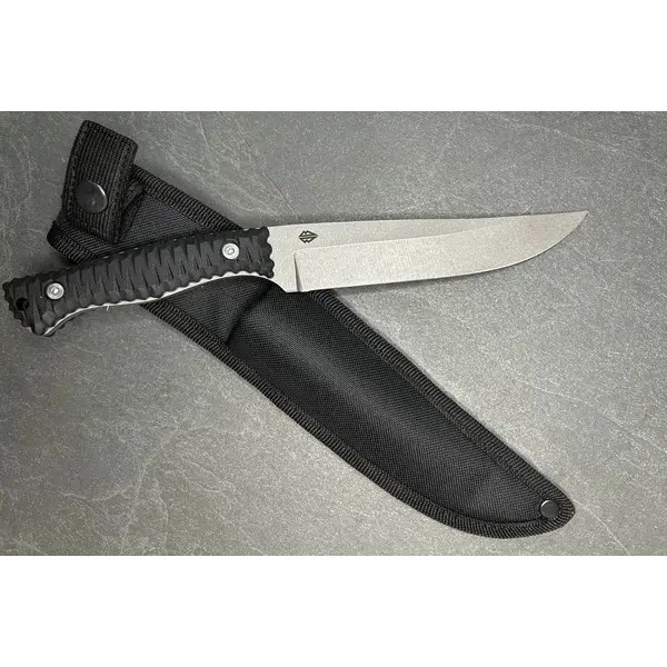 Ніж тактичний Ельфійська Обіцянка Стоунвош Blade Brothers Knives фіксований 1.4116