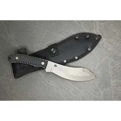 Ніж тактичний фіксований НЕССМУК стоунвош сталь 1.4116