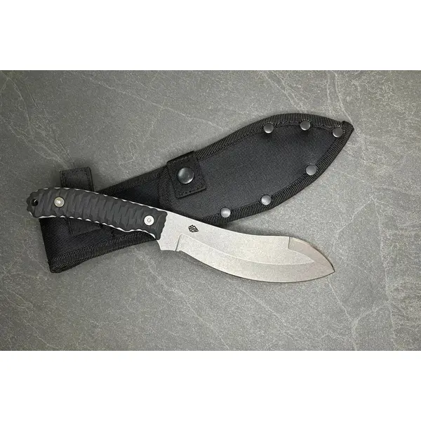Ніж тактичний фіксований НЕССМУК стоунвош сталь 1.4116