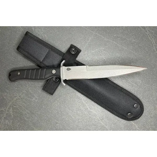 Ніж тактичний фіксований РЕКС сталь 1.4116 стоунвош