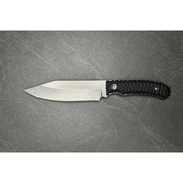 Тактичний ніж ХІРДМАН Стоунвош з фіксованим лезом та чохлом
