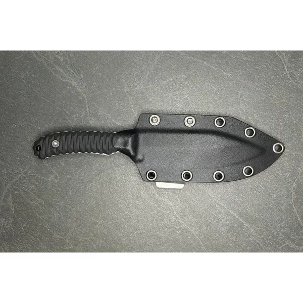 Тактичний ніж ХІРДМАН Стоунвош з фіксованим лезом та чохлом