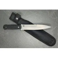 Тактичний ніж Штурмовик Стоунвош Blade Brothers Knives сталь 1.4116 фіксований з нейлоновим чохлом MOLLE