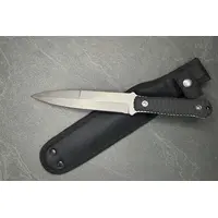 Тактичний ніж Штурмовик Стоунвош Blade Brothers Knives сталь 1.4116 фіксований з нейлоновим чохлом MOLLE