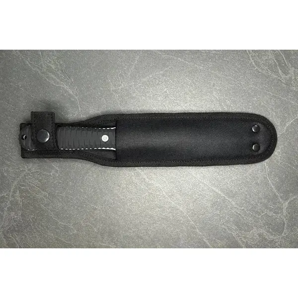 Тактичний ніж Штурмовик Стоунвош Blade Brothers Knives сталь 1.4116 фіксований з нейлоновим чохлом MOLLE