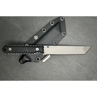 Тактичний ніж ЯМАТО Стоунвош American Tanto з фіксованим лезом та чохлом