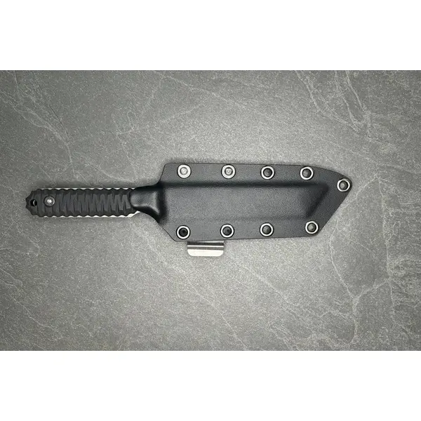 Тактичний ніж ЯМАТО Стоунвош American Tanto з фіксованим лезом та чохлом