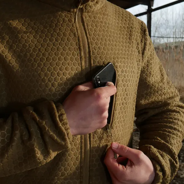 Флісова кофта Militex Windblock Tactical Coyote mod. 4 XL