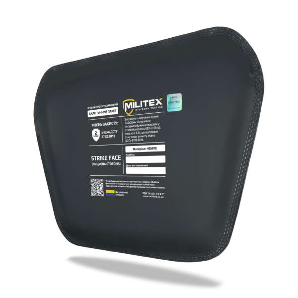 Баллистический пакет Militex для сумки-напашника XL 25,5*16*17 (2 класс защиты)