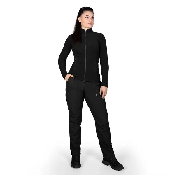 Кофта Pani Meadow 100 Флісова Чорна 2XL