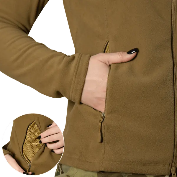 Кофта Pani Meadow 100 Флісова Койот