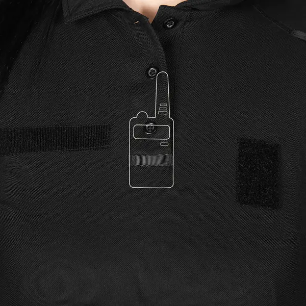 Поло Чорне Pani Paladin LT