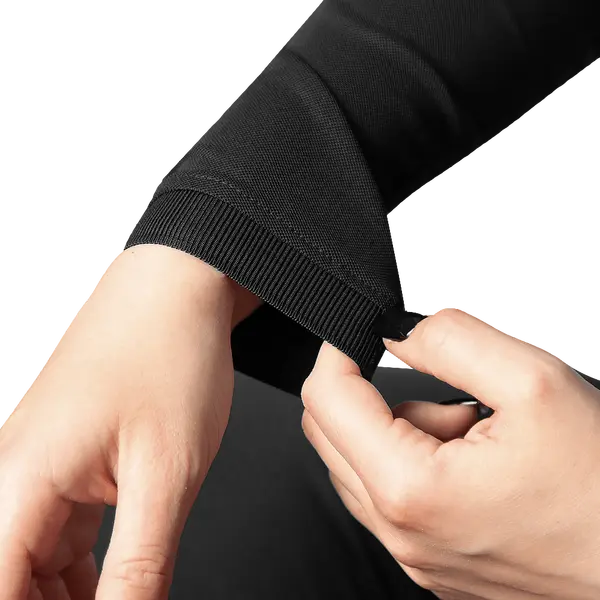 Поло Pani Paladin Long CoolPass Pique LT Чорне