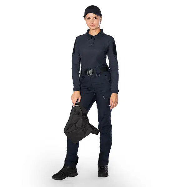 Поло Pani Patrol 2.0 (perf.) Long CoolPass LT Темно-синє