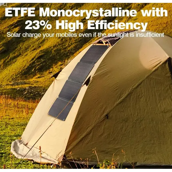Сонячна панель Solar panel IP67 30W 2xUSB (PD) виходу (BS-030)
