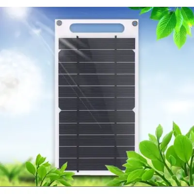 Одинарна сонячна панель L1658 8W + USB Зарядний пристрій