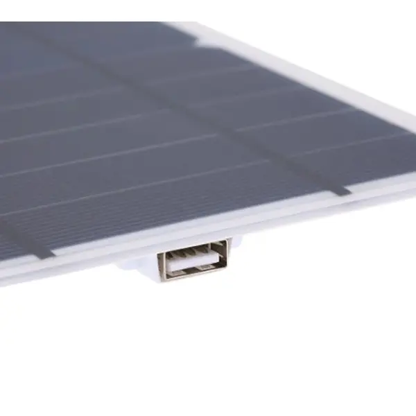 Одинарна сонячна панель L1658 8W + USB Зарядний пристрій