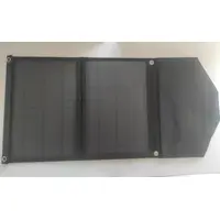 Складаний сонячний зарядний пристрій Solar panel 14 W 2xUSB вихід Сонячна панель (Чорний)