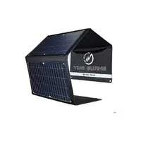 Складное солнечное зарядное устройство Solare 28W USB + Type-C + DC (18V/1.5A) выходы (6358-EU+DC)