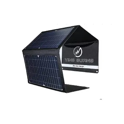 Складаний сонячний зарядний пристрій Solare 28 W USB + Type-C + DC (18V/1.5A) виходи (6358-EU+DC)