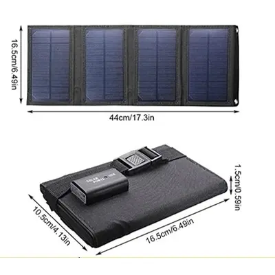 Складний сонячний заряд Solar panel 15W 1xUSB (X001JA)