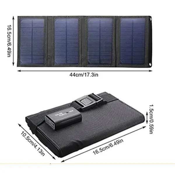 Складний сонячний заряд Solar panel 15W 1xUSB (X001JA)