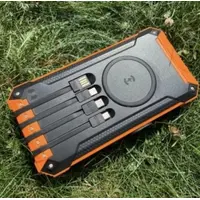 Powerbank із вбудованою сонячною панеллю 20000 мАг 6xUSB Факел