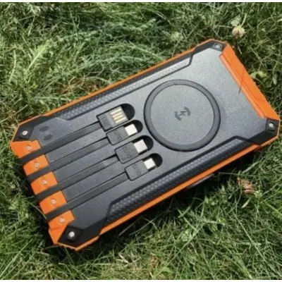 Powerbank со встроенной солнечной панелью 20000 мАч 6xUSB Факел