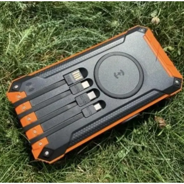 Powerbank со встроенной солнечной панелью 20000 мАч 6xUSB Факел