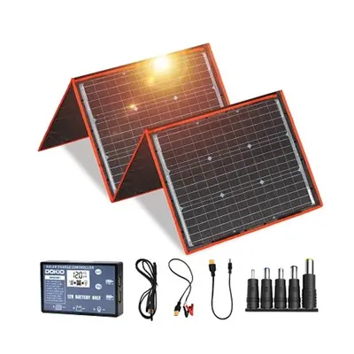Розкладна сонячна панель 160Вт (2xUSB 1хType) 20В-вихід